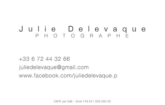 Julie DELEVAQUE photographe indépendante